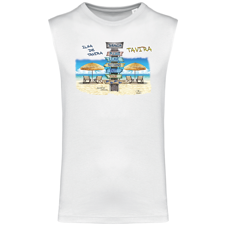 T-shirt Alças Pegadas Tavira
