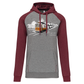 Sweatshirt Bicolor com capuz Pipas