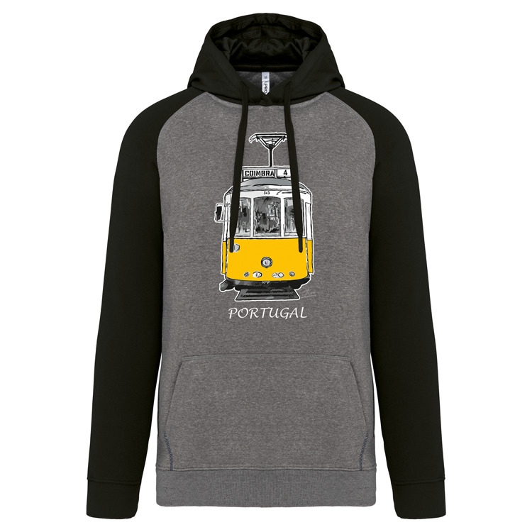 Sweatshirt Bicolor com capuz Grandalhão Coimbra