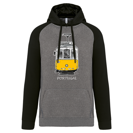 Sweatshirt Bicolor com capuz Grandalhão Coimbra