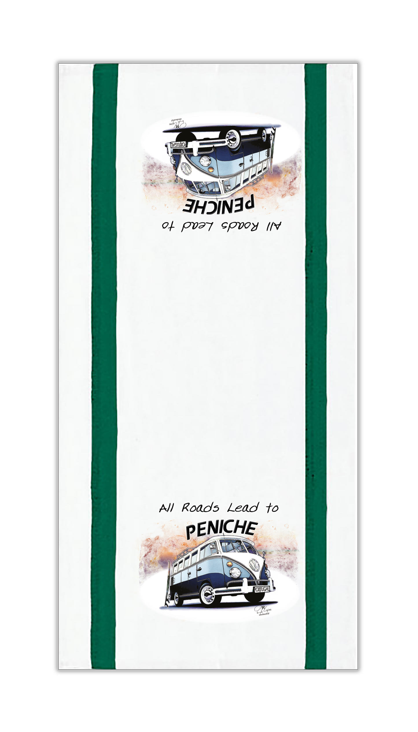 Panos de Cozinha All Roads Lead to Peniche