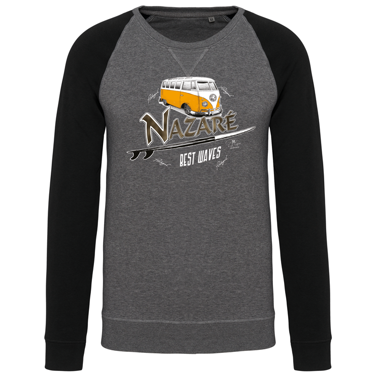 Sweatshirt Bicolor sem capuz Pão de Forma Nazaré