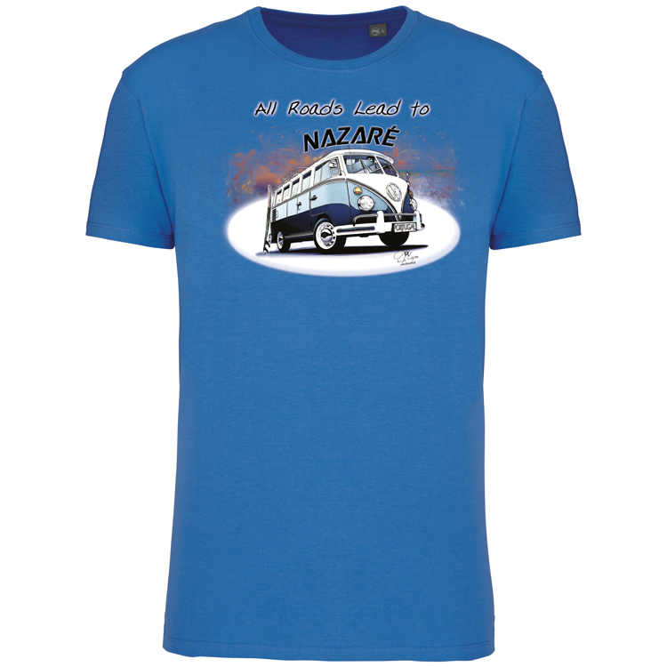 T-Shirt Algodão Biológico All Roads Lead to Nazaré