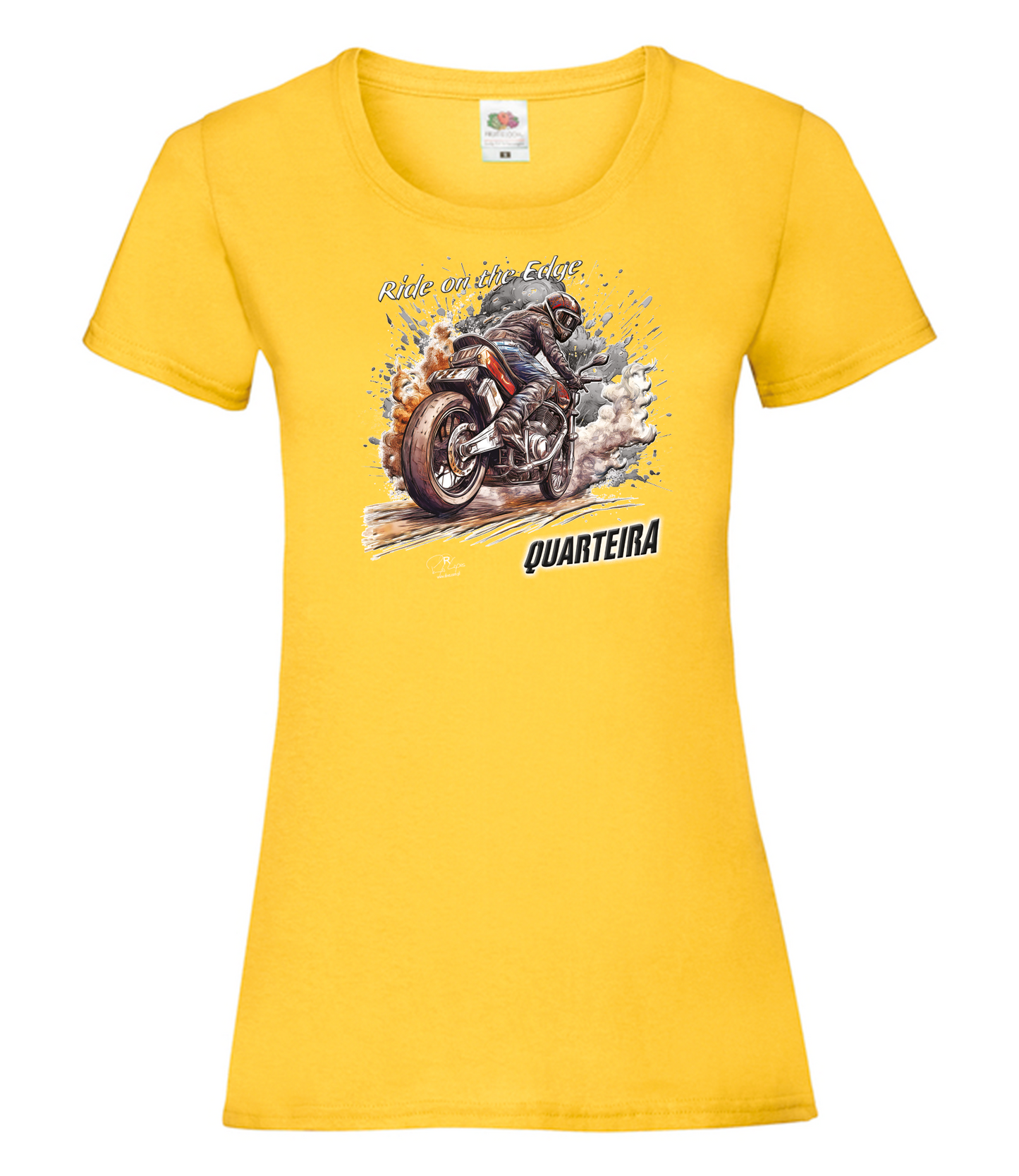 T-shirt Senhora Ride on the Edge Quarteira