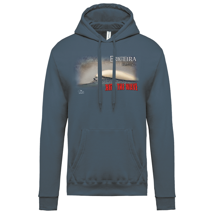 Sweatshirt Kariban com Capuz Ride the Wave Ericeira