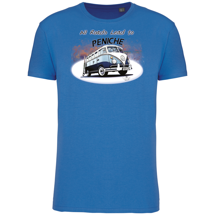 T-Shirt Algodão Biológico All Roads Lead to Peniche