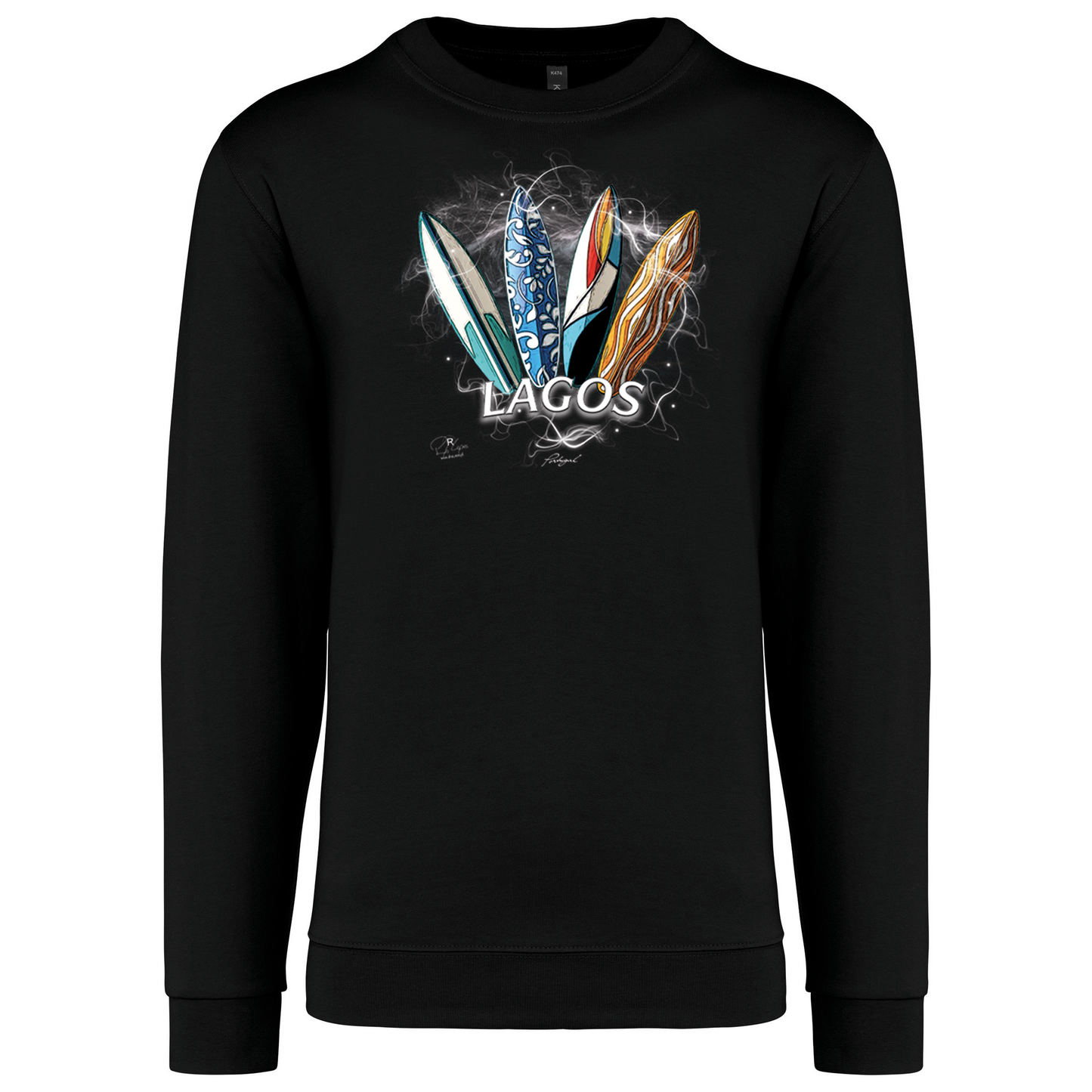 Sweatshirt Kariban sem Capuz Surfboards Lagos