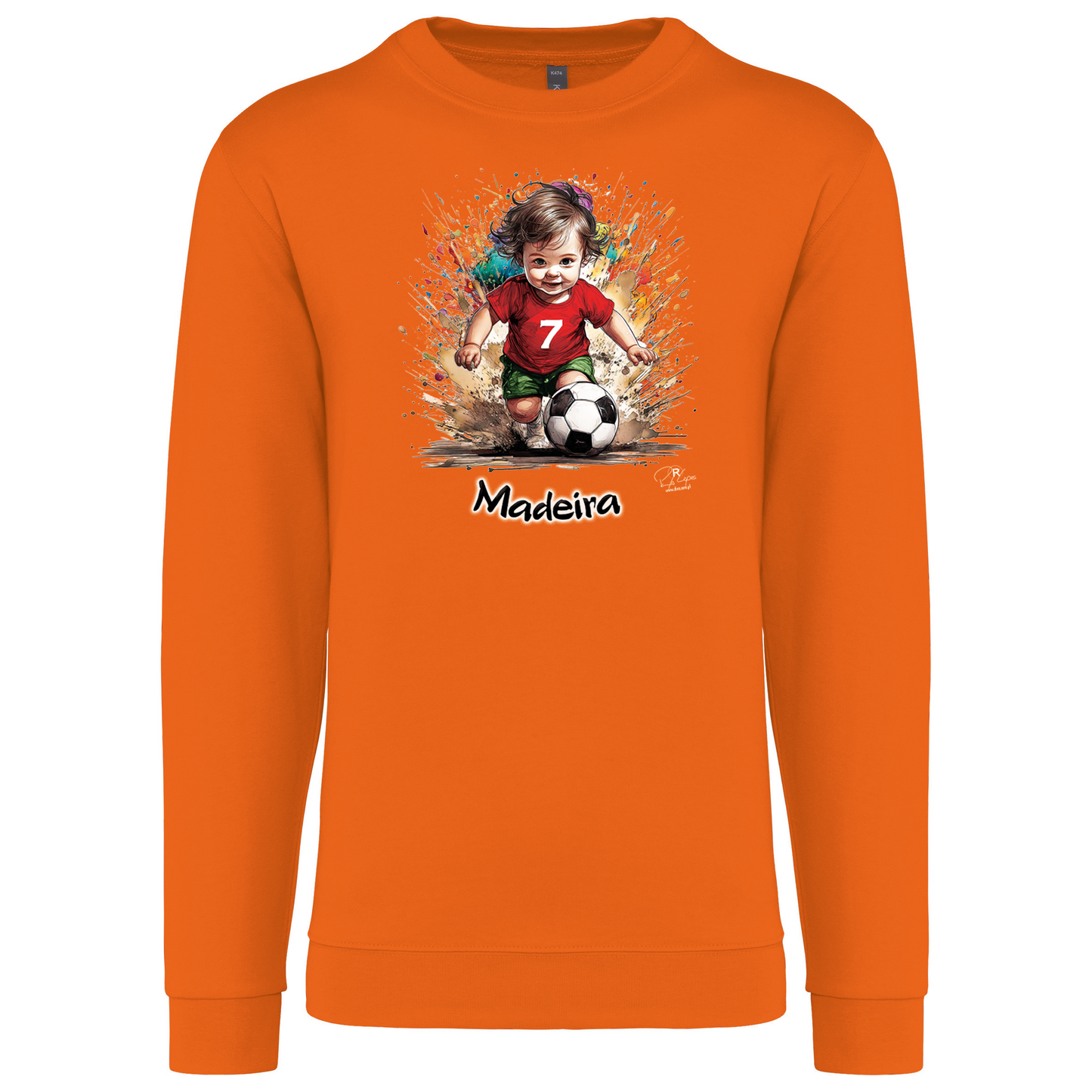Sweatshirt Kariban sem Capuz 7 Madeira