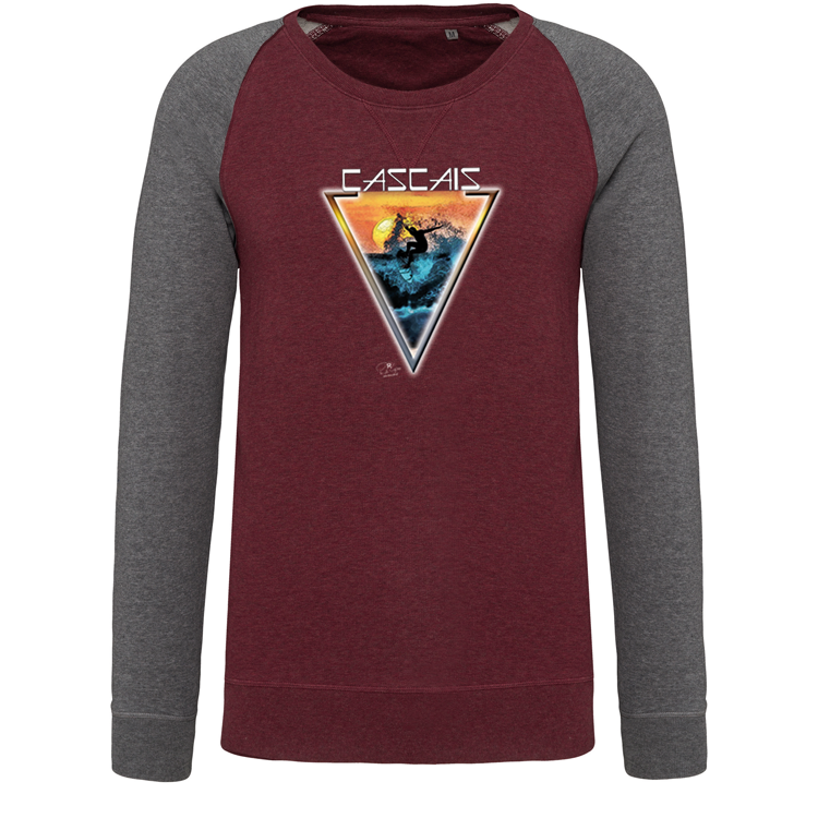 Sweatshirt Bicolor sem capuz Sunset Cascais