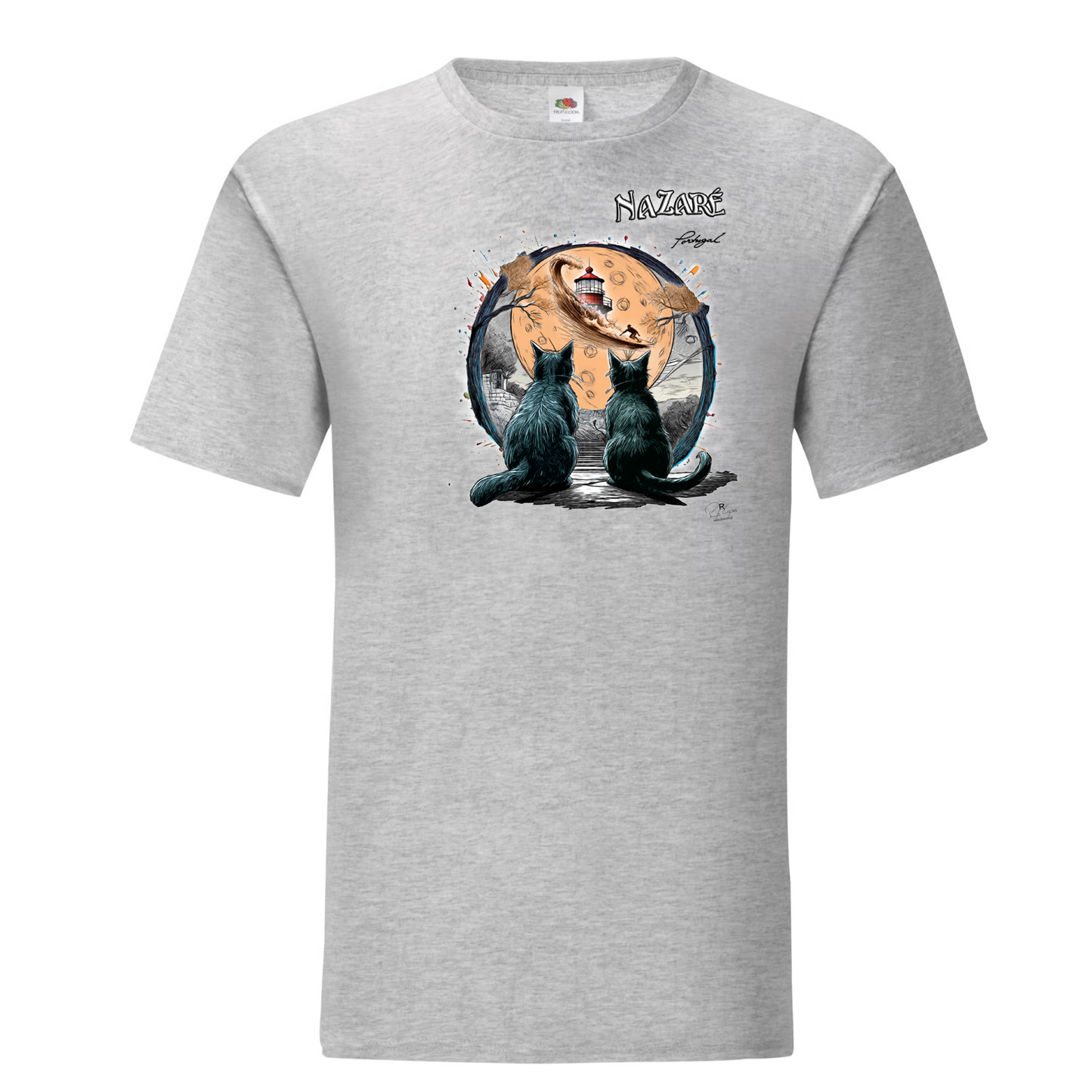 T-shirt Fruit of the Loom, Iconic, 150g, Luar Nazaré