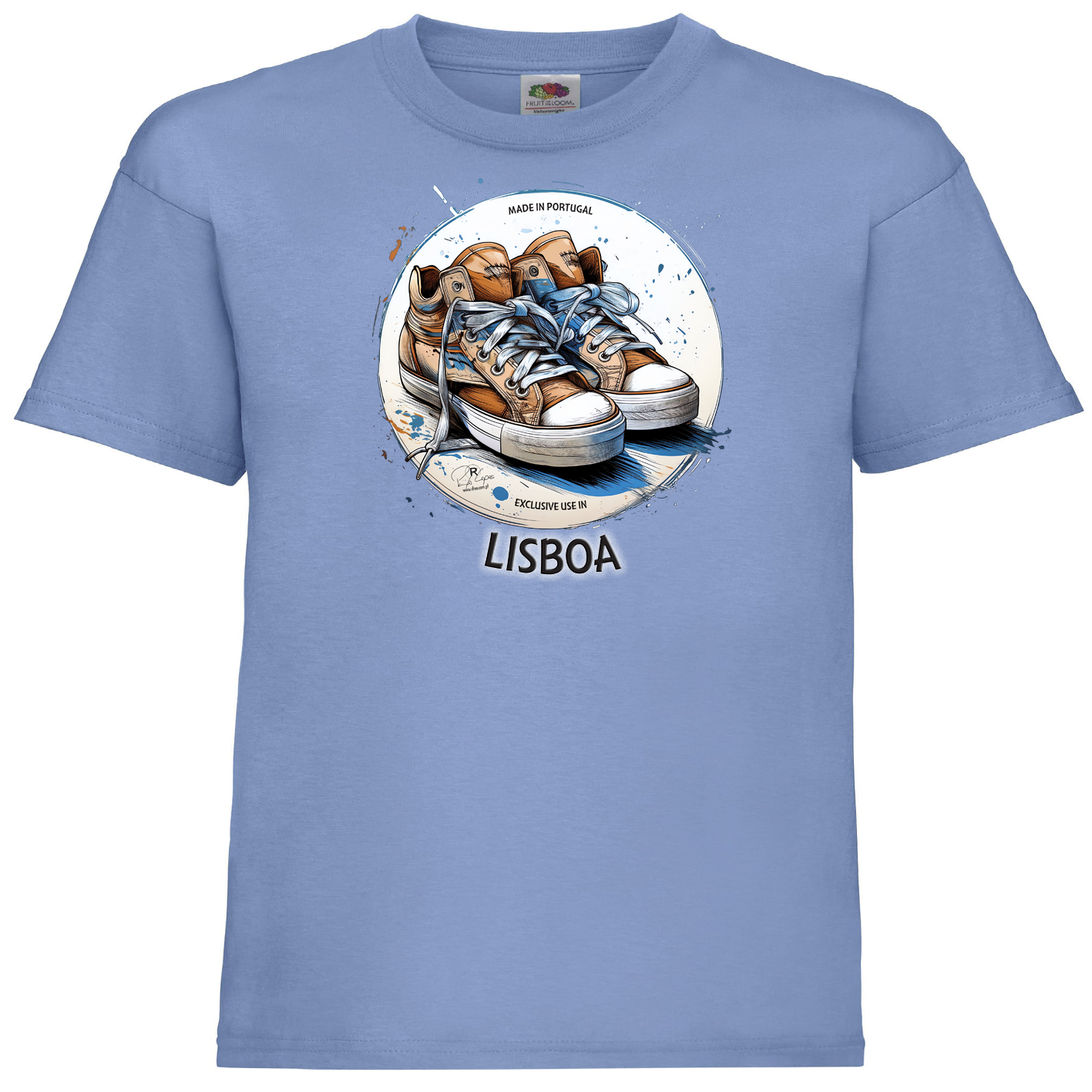 T-shirt Fruit of the Loom Kids Exclusive Lisboa