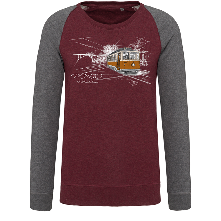 Sweatshirt Bicolor sem capuz Carmo