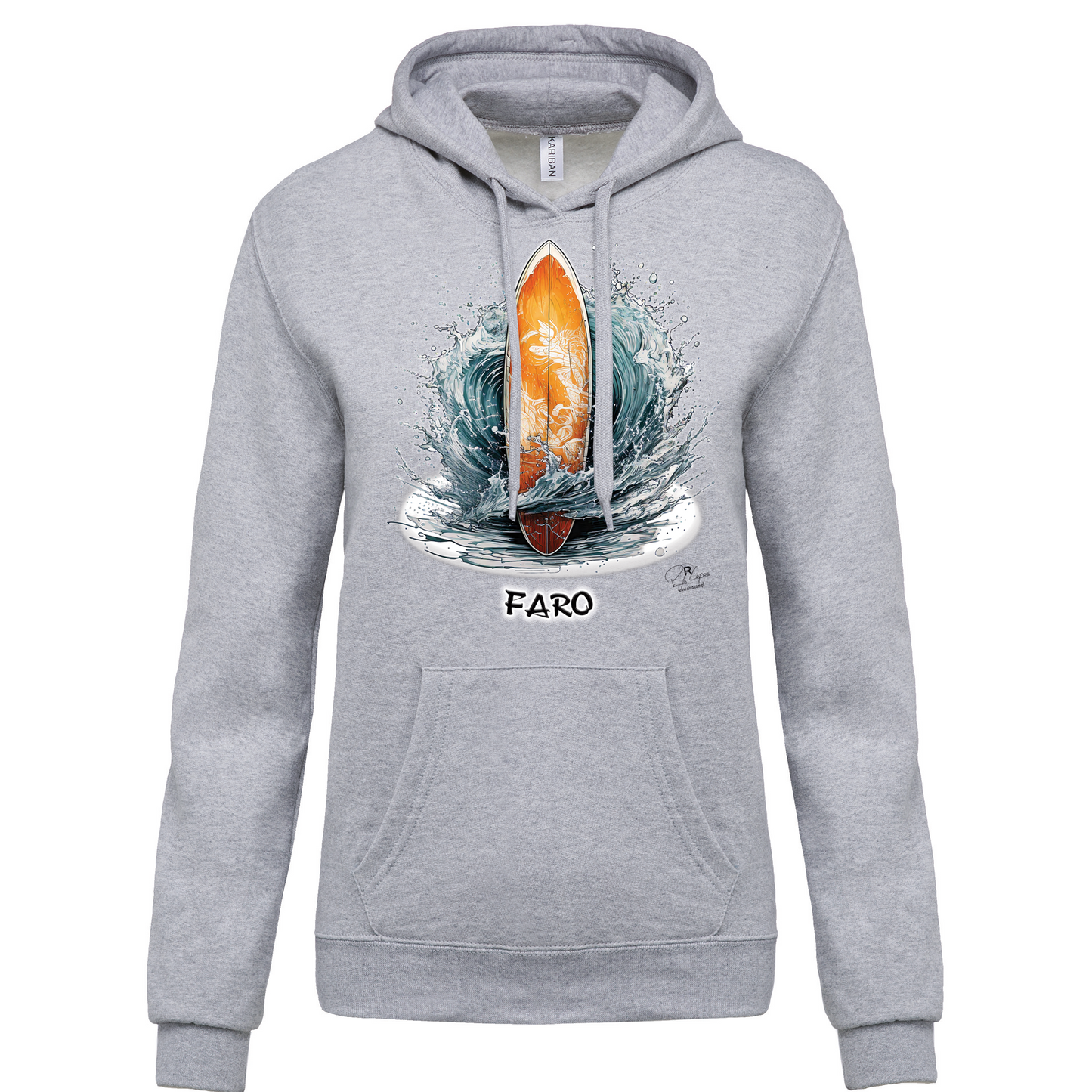 Sweatshirt Kariban com Capuz Prancha Faro
