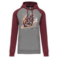 Sweatshirt Bicolor com capuz Ride on the Edge Quarteira