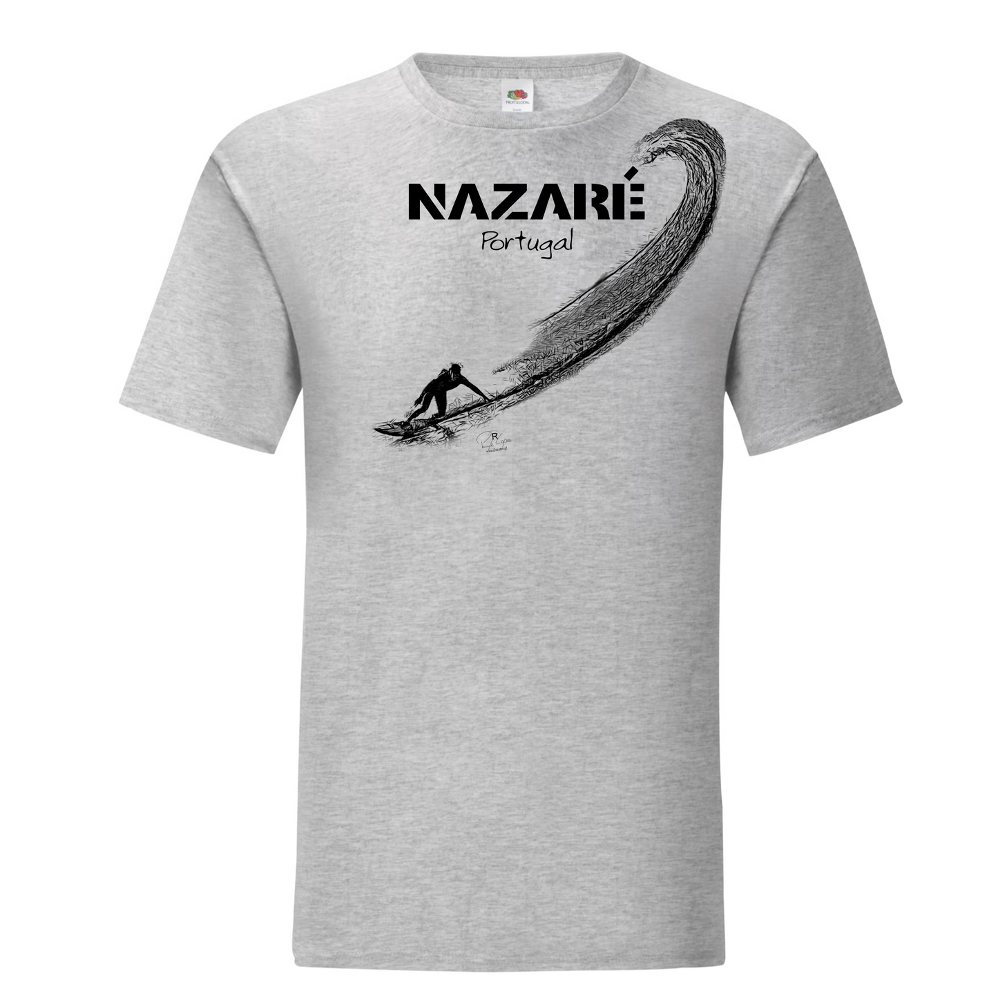 T-shirt Fruit of the Loom, Iconic, 150g, Surf Nazaré