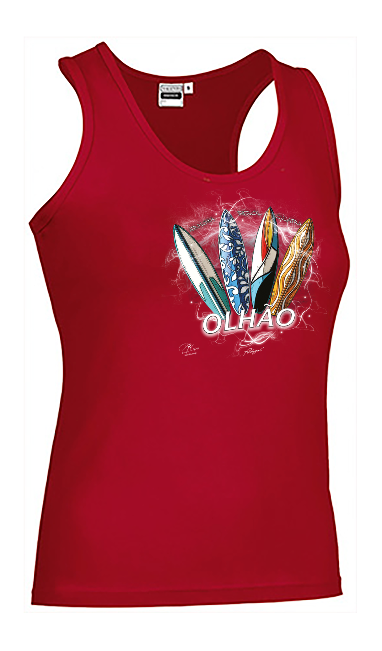 T-shirt Alças Senhora Surfboards Olhão