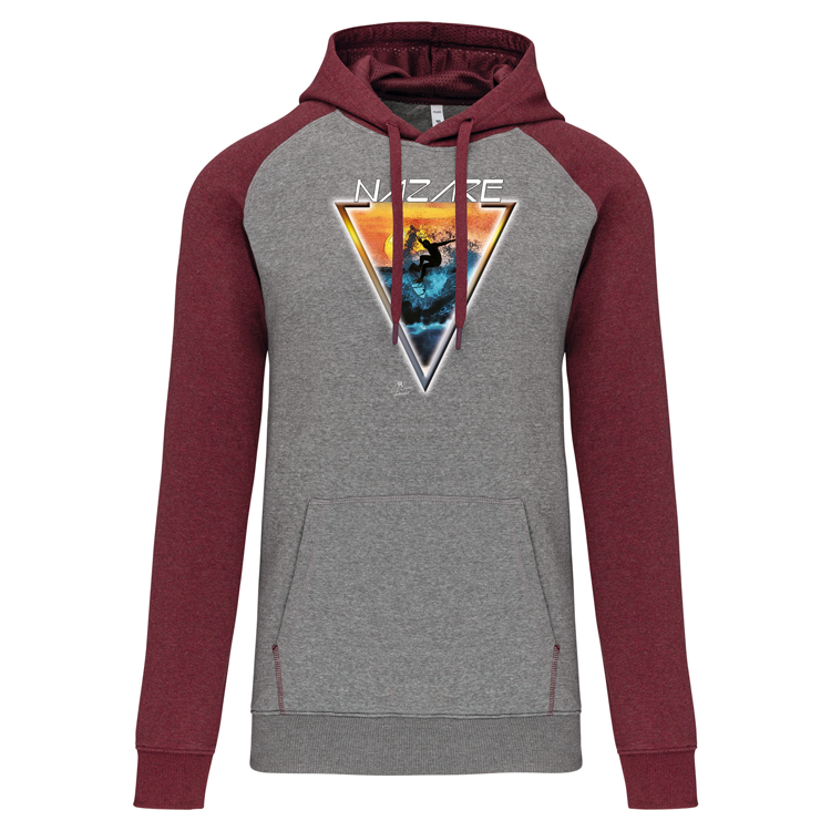 Sweatshirt com capuz Sunset Nazaré