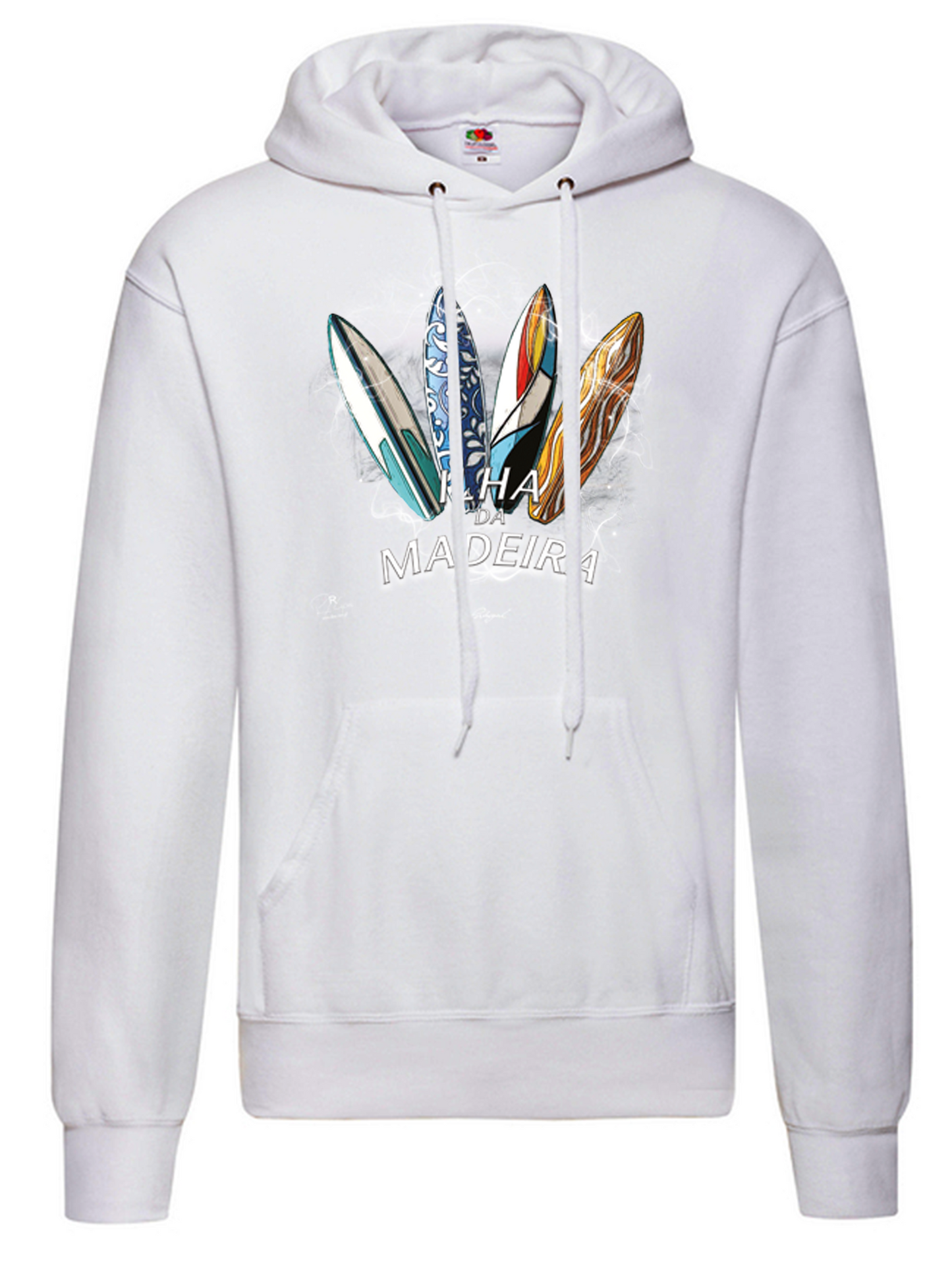 Sweatshirt Surfboards lha da Madeira