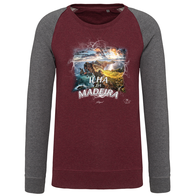 Sweatshirt Bicolor sem capuz Ponta de São Lourenço