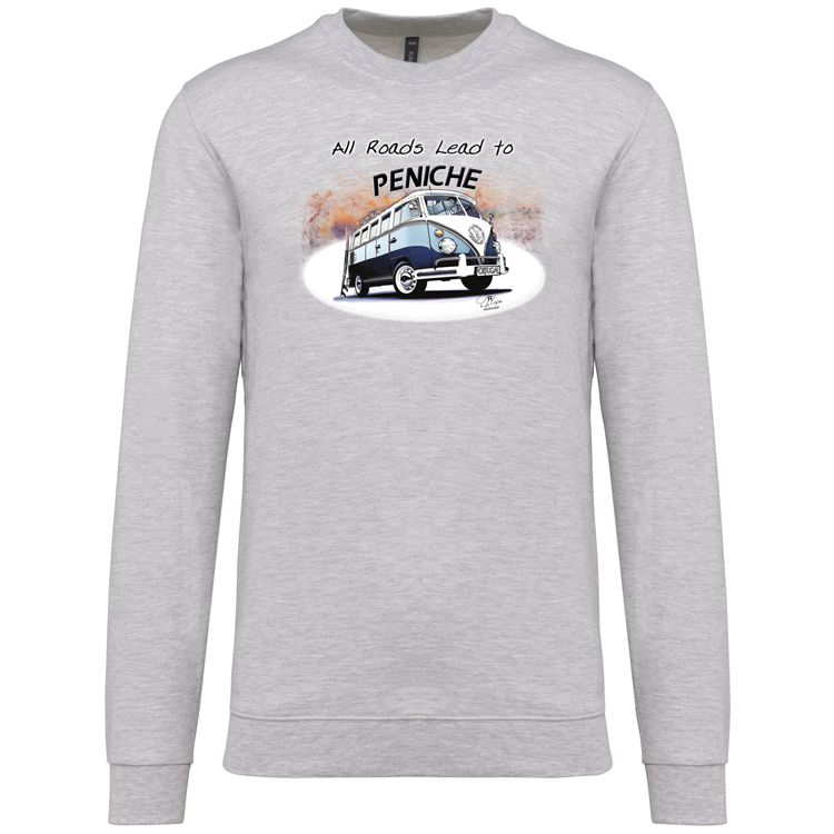 Sweatshirt Kariban sem Capuz All Roads Lead to Peniche