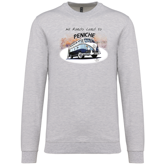 Sweatshirt Kariban sem Capuz All Roads Lead to Peniche