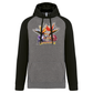 Sweatshirt Bicolor com capuz Estrelícias