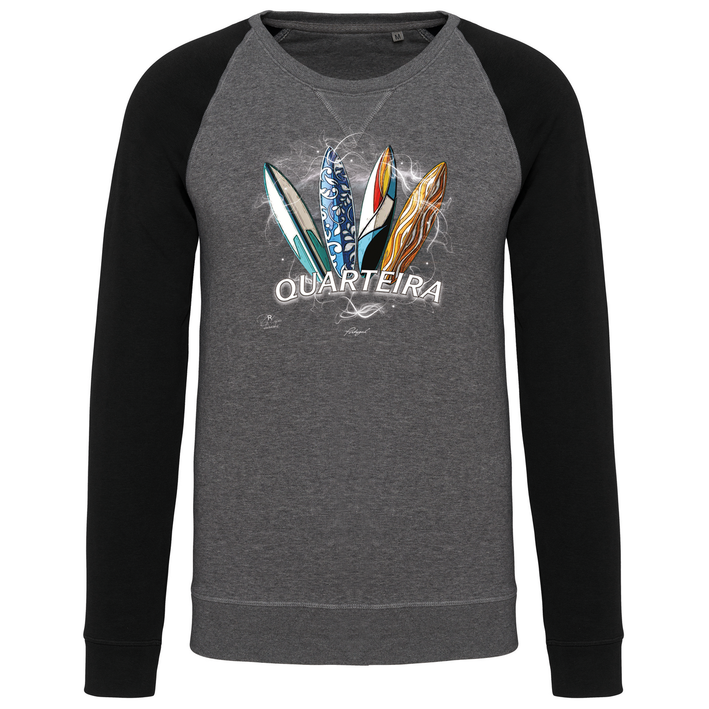 Sweatshirt Bicolor sem capuz Surfboards Quarteira