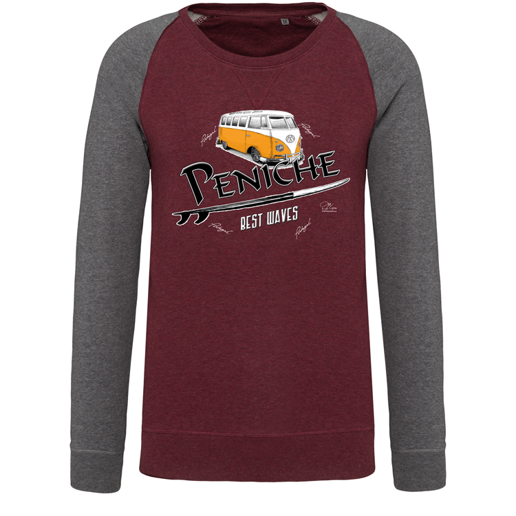 Sweatshirt Bicolor sem capuz Pão de Forma Peniche