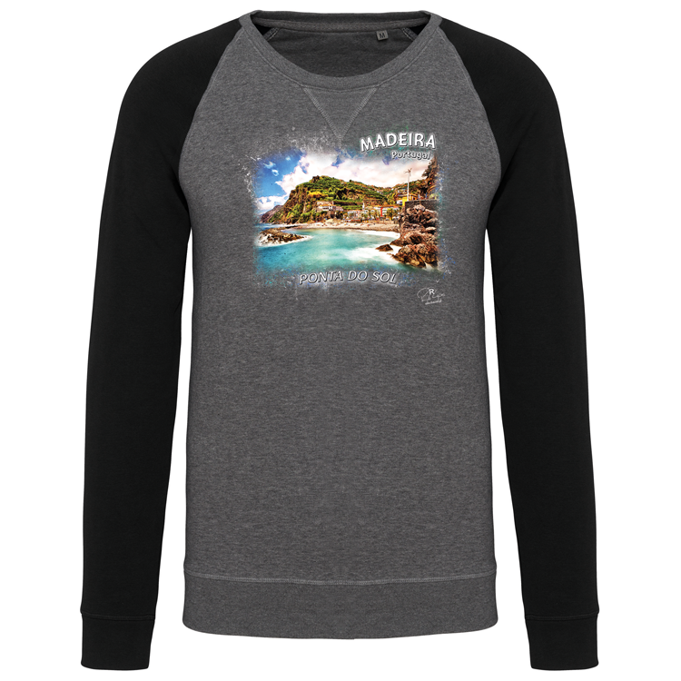 Sweatshirt Bicolor sem capuz Ponta do Sol