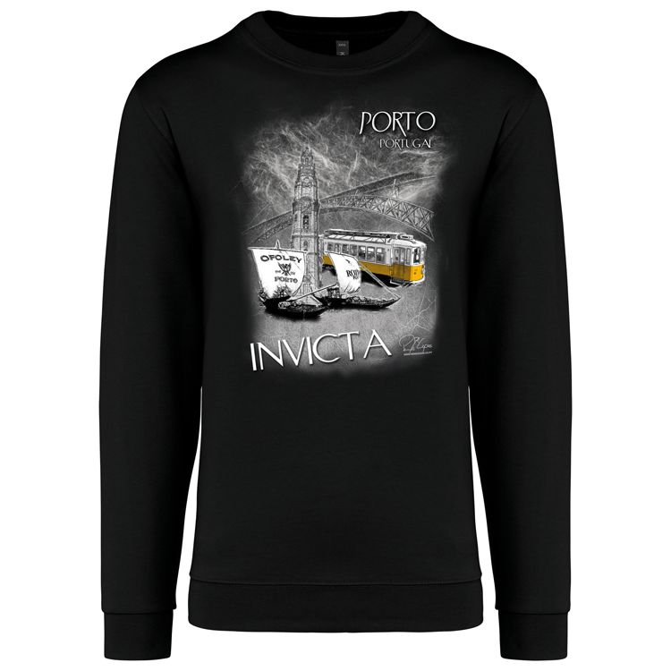 Sweatshirt Kariban sem Capuz Invicta