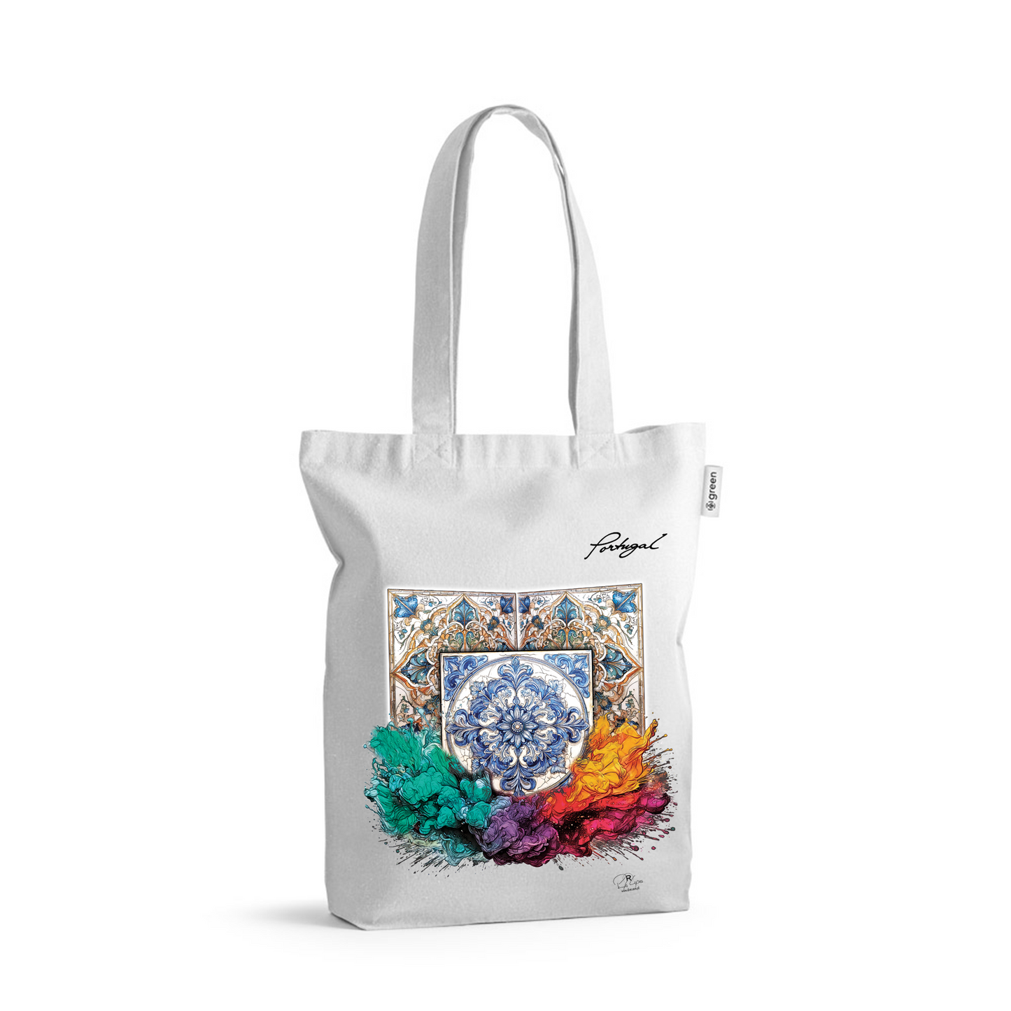 Sacos de Algodão Ecológico 220g Azulejos 1