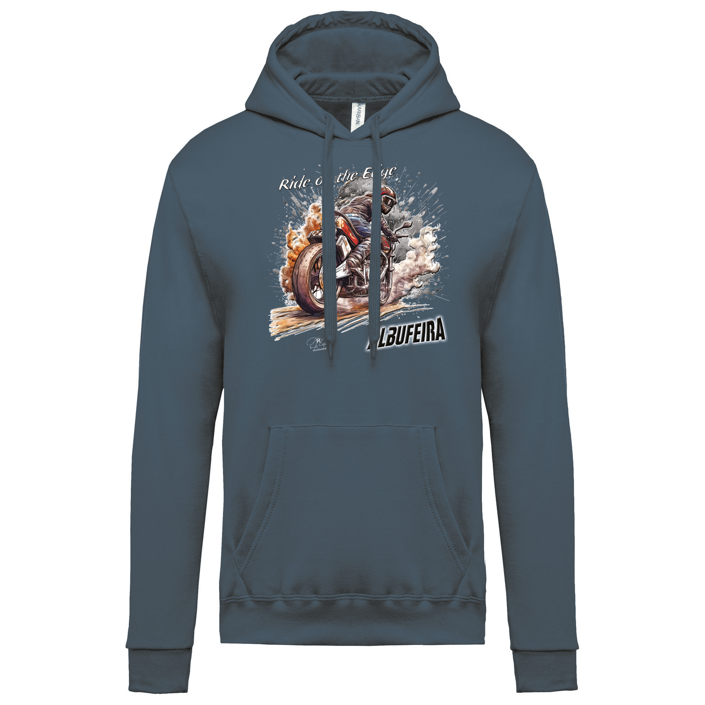 Sweatshirt Kariban com Capuz Ride on the Edge Albufeira
