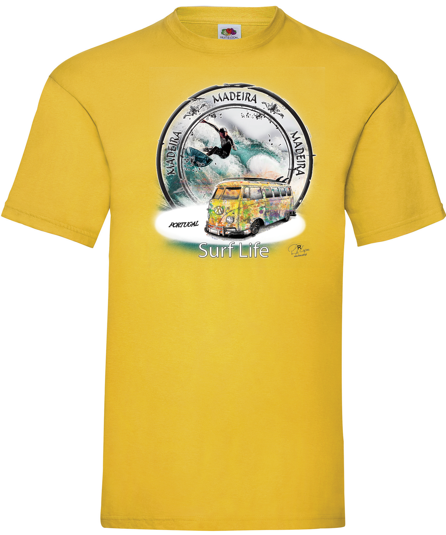 T-shirt Surf Life Madeira