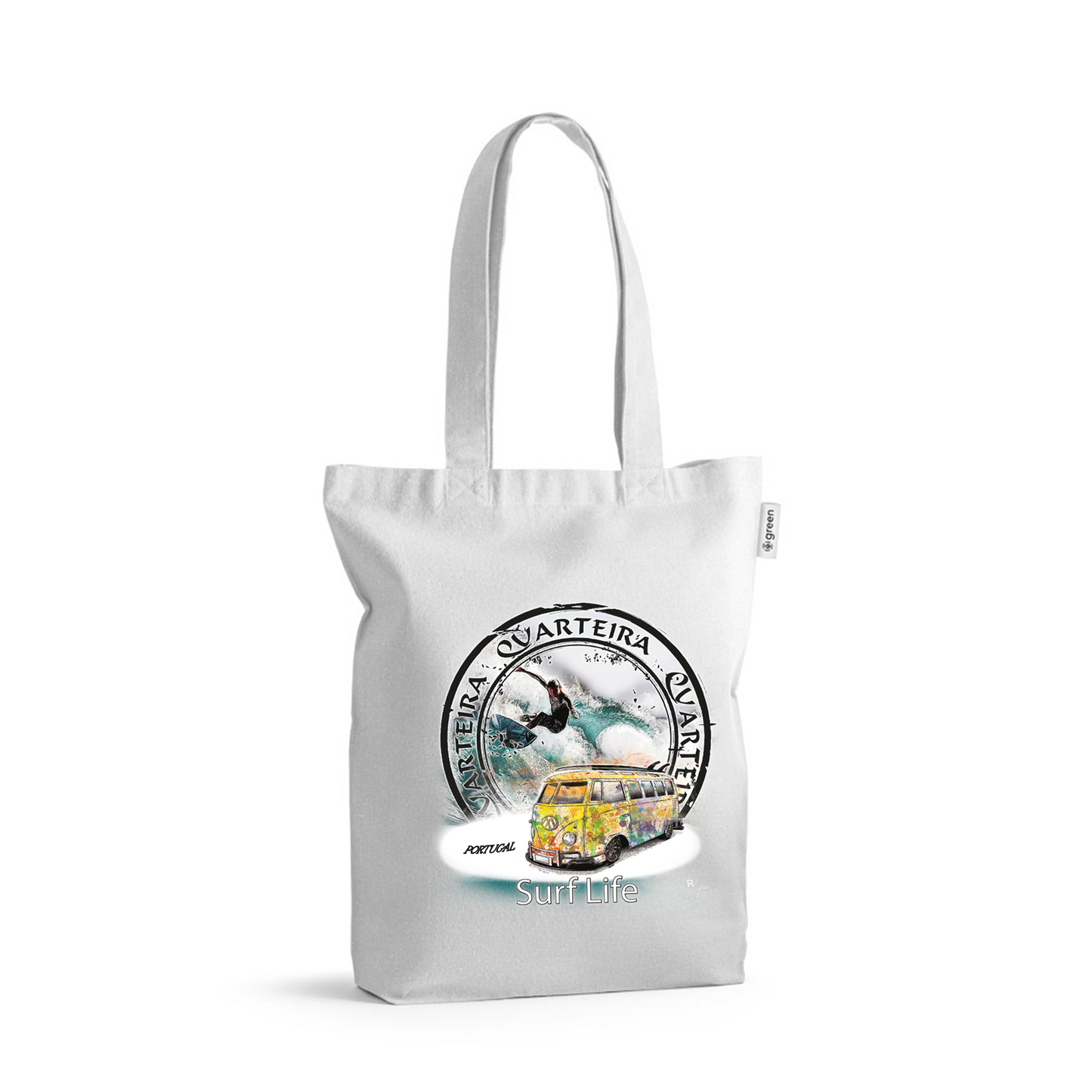 Sacos de Algodão Ecológico 220g Surf Life Quarteira