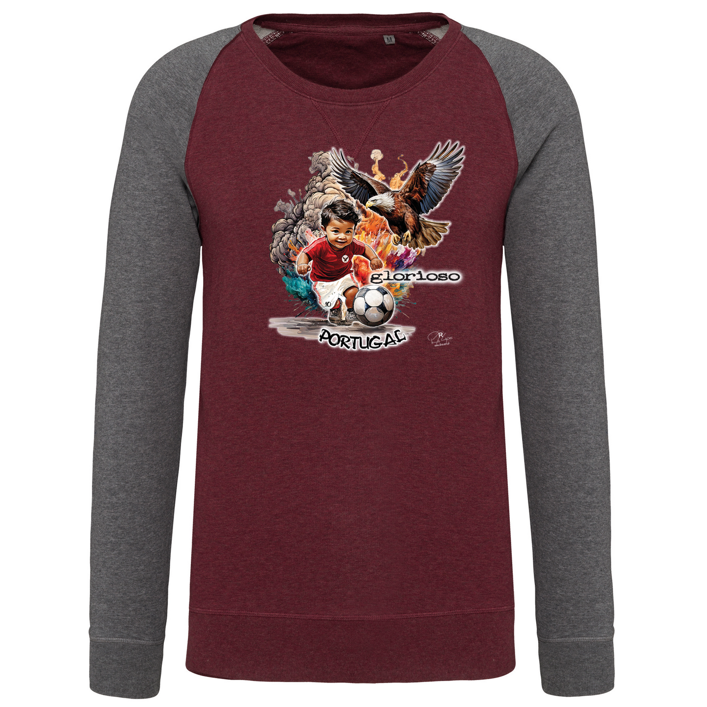 Sweatshirt Bicolor sem capuz Glorioso