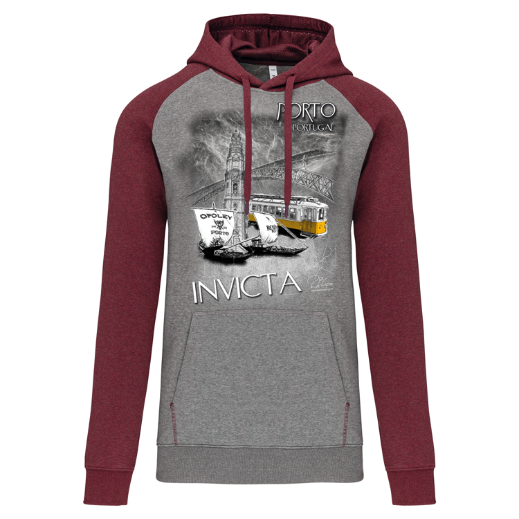 Sweatshirt Bicolor com capuz Invicta