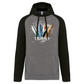 Sweatshirt Bicolor com capuz Surfboards Olhão