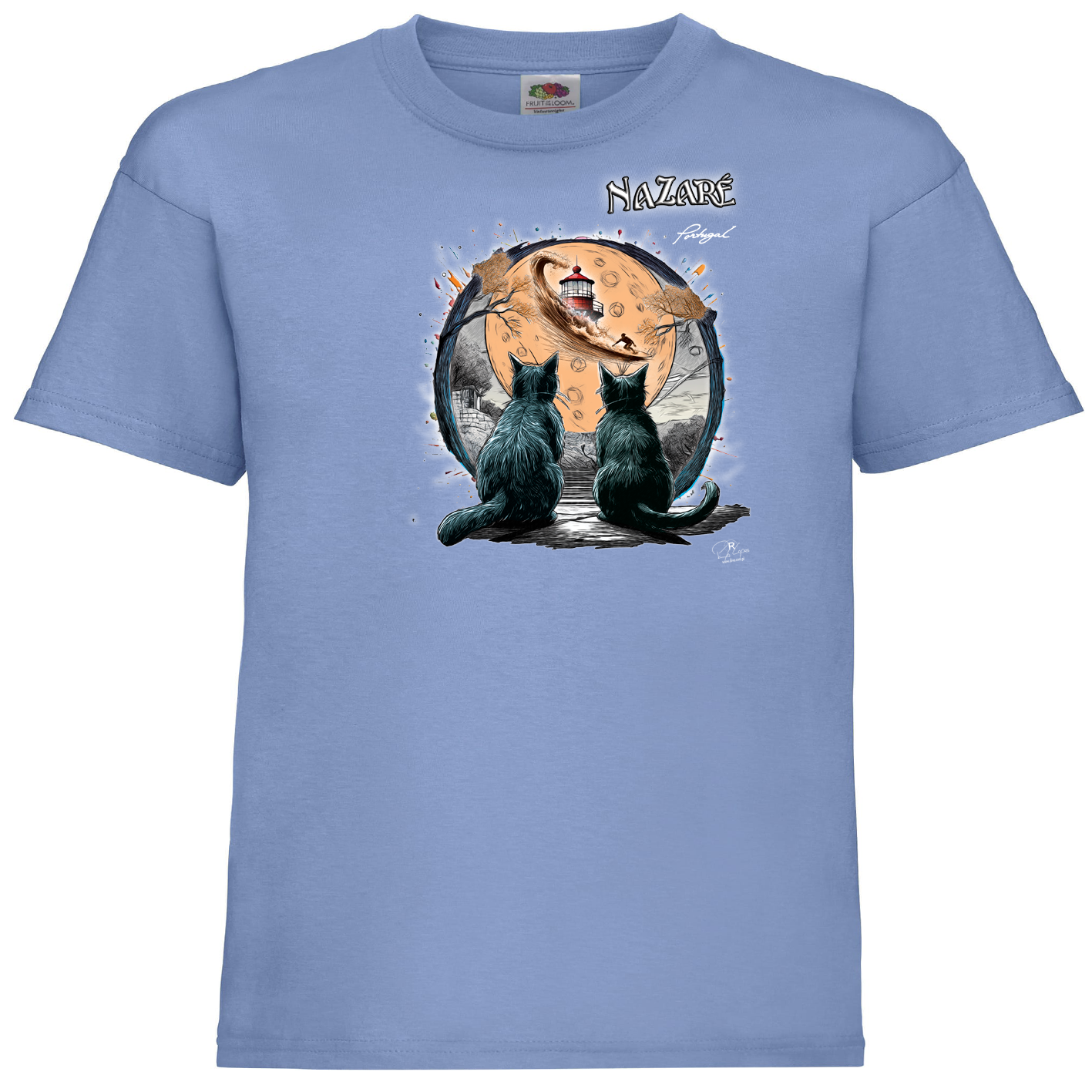 T-shirt Fruit of the Loom Kids Luar Nazaré