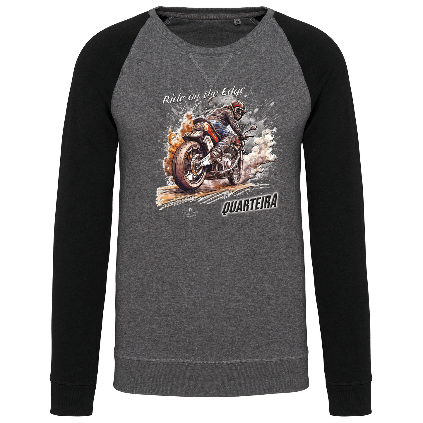 Sweatshirt Bicolor sem capuz Ride on the Edge Quarteira