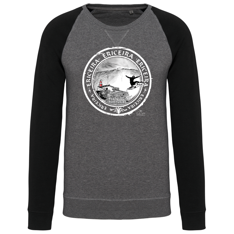 Sweatshirt Bicolor sem capuz Selo Ericeira