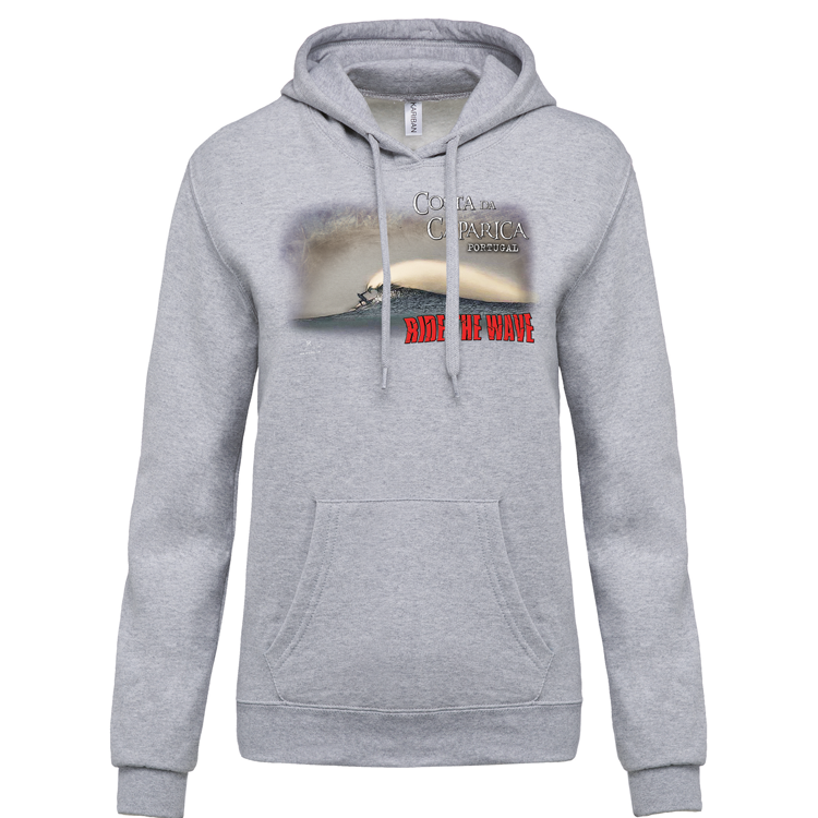 Sweatshirt Kariban com Capuz Ride the Wave Caparica