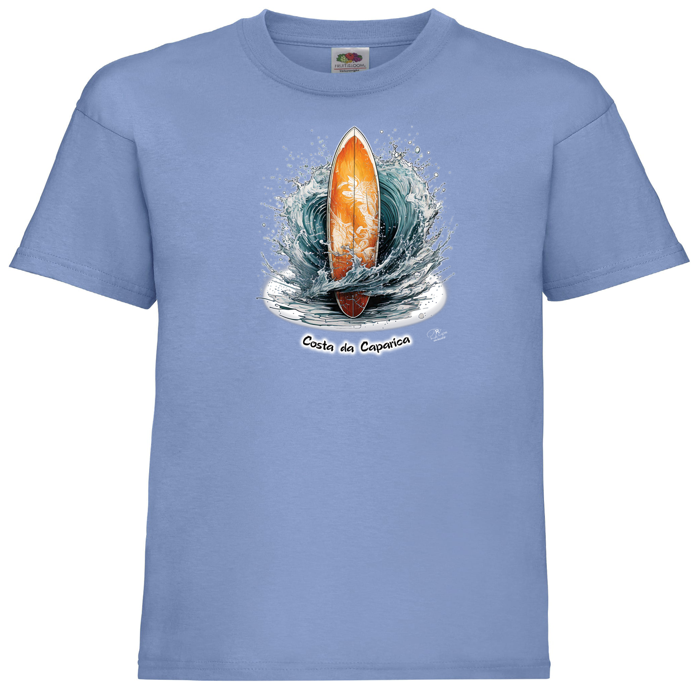 T-shirt Fruit of the Loom Kids Prancha Costa da Caparica