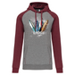 Sweatshirt Bicolor com capuz Surfboards Lagos