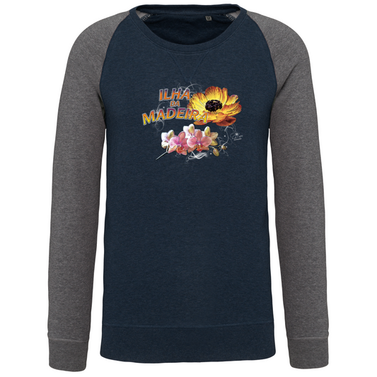 Sweatshirt Bicolor sem capuz Madeira Flowers