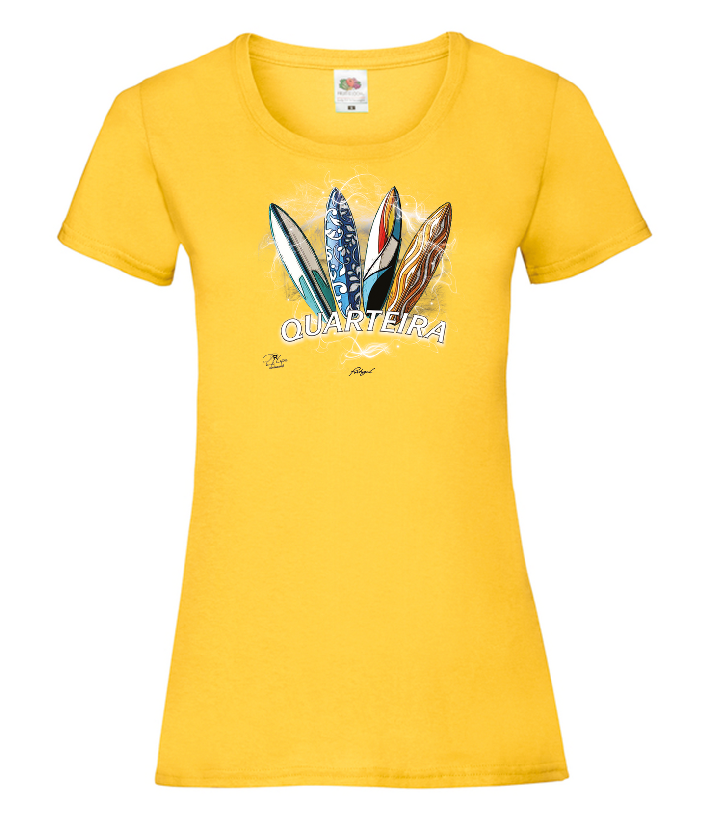 T-shirt Senhora Surfboards Quarteira