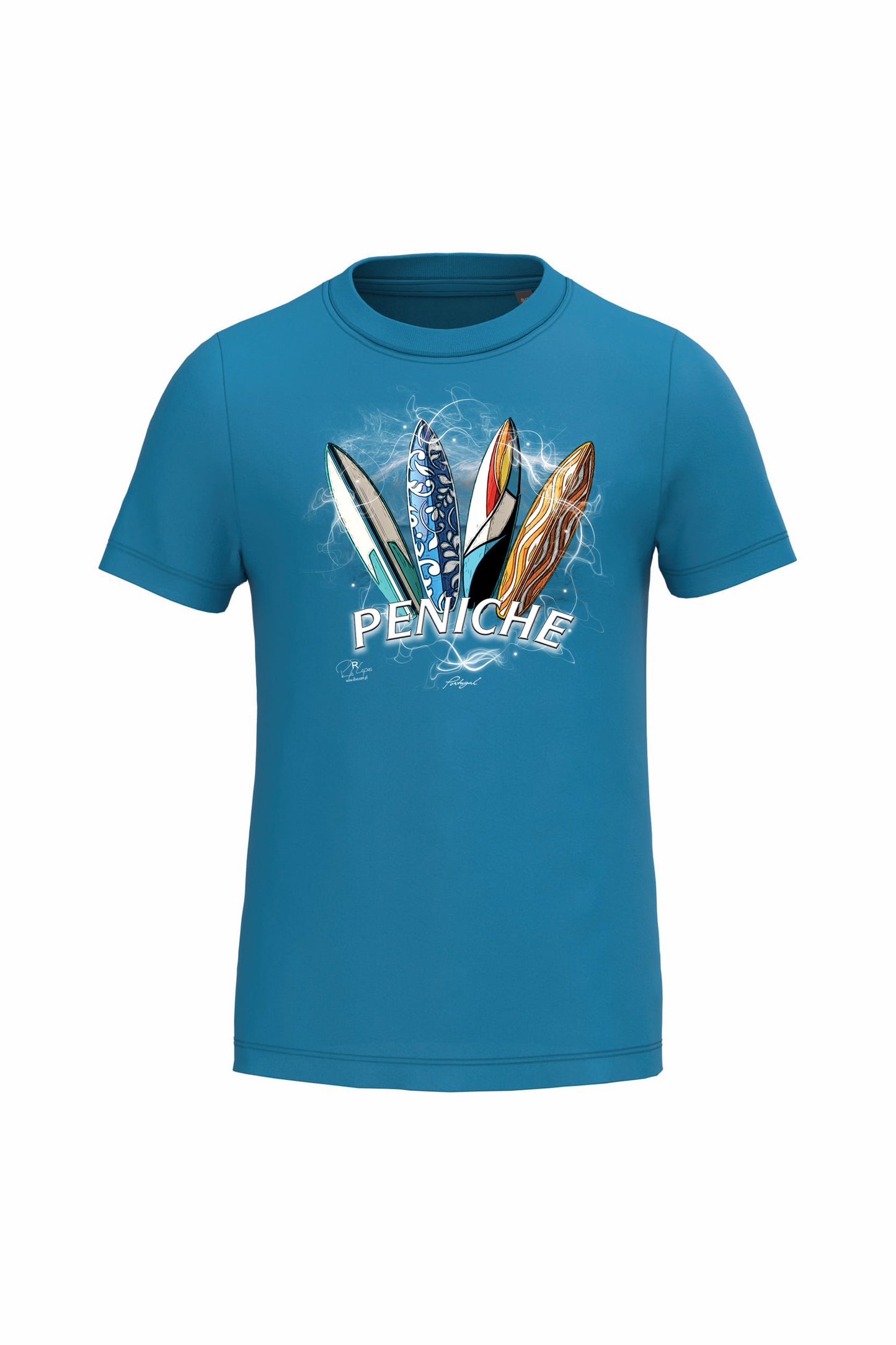 T-shirt de Criança Kariban Surfboards Peniche