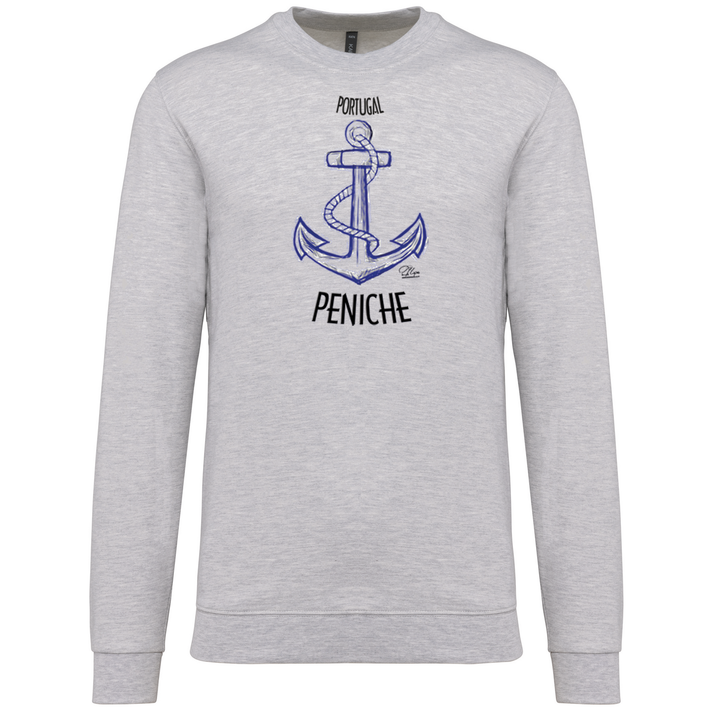Sweatshirt Kariban sem Capuz Âncora Peniche