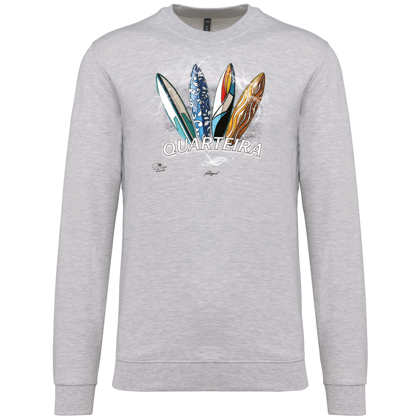 Sweatshirt Kariban sem Capuz Surfboards Quarteira