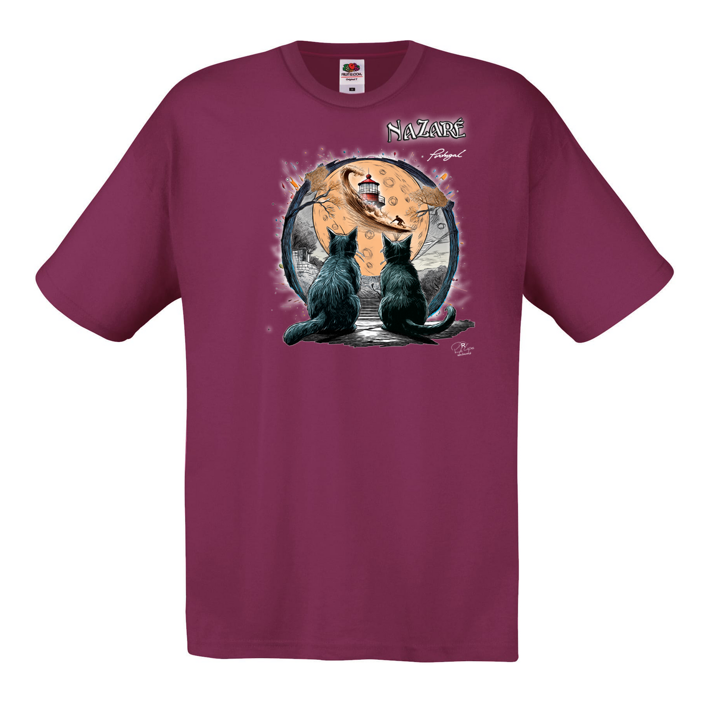 T-shirt Fruit of the Loom, Original 145g, Luar Nazaré