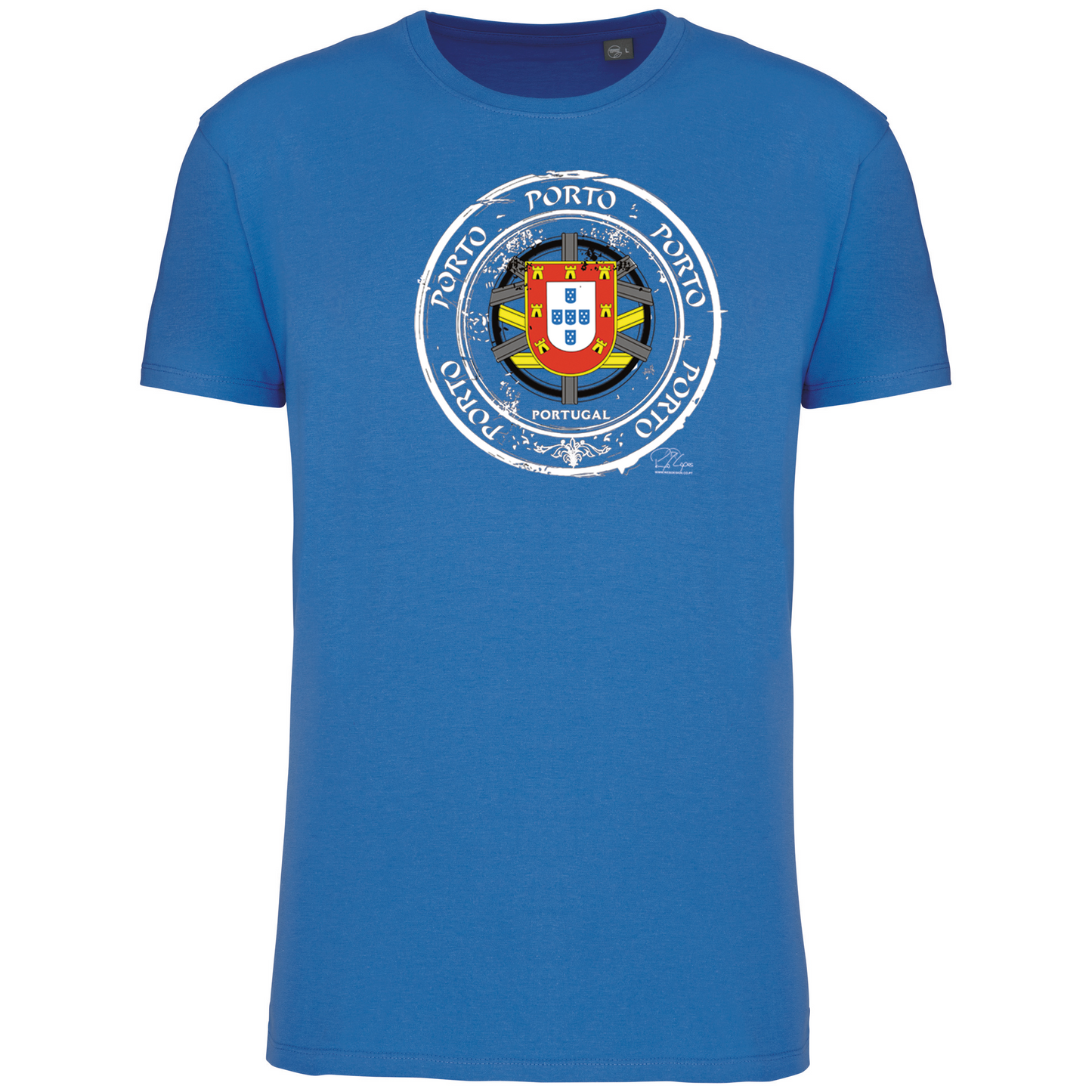 T-Shirt Algodão Biológico Selo Escudo Porto